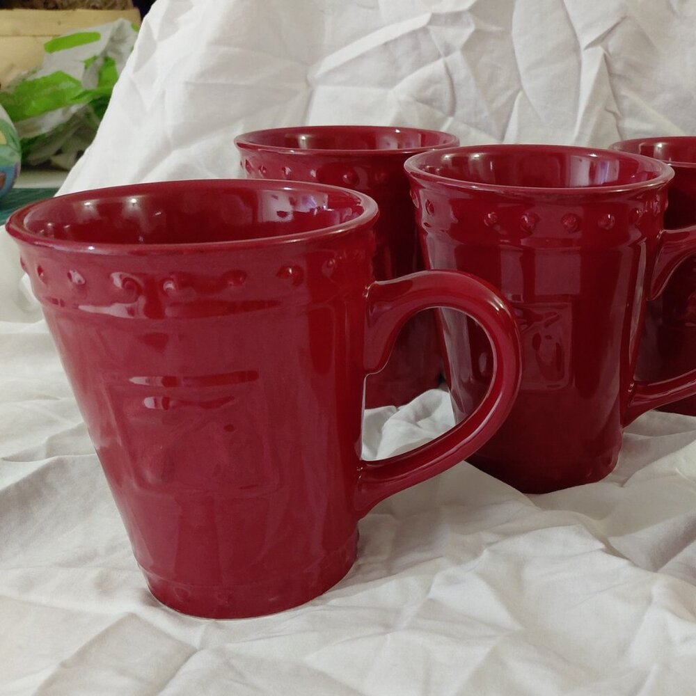 Five (5) Signature Stoneware Mugs - Sorrento Collection